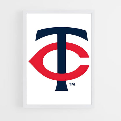 ap-minnesota twins-5 cadre Blanc