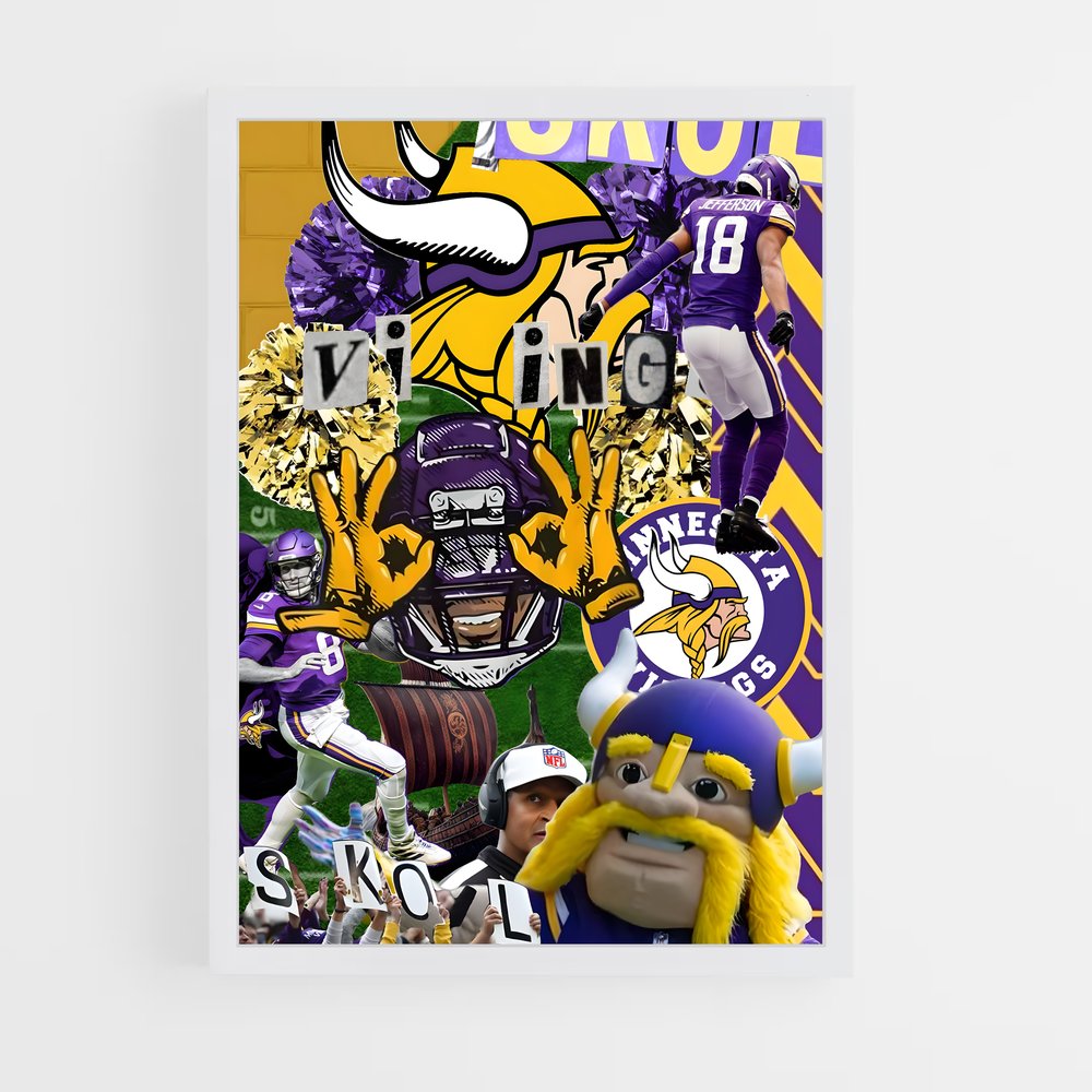 ap-minnesota vikings-1 cadre Blanc