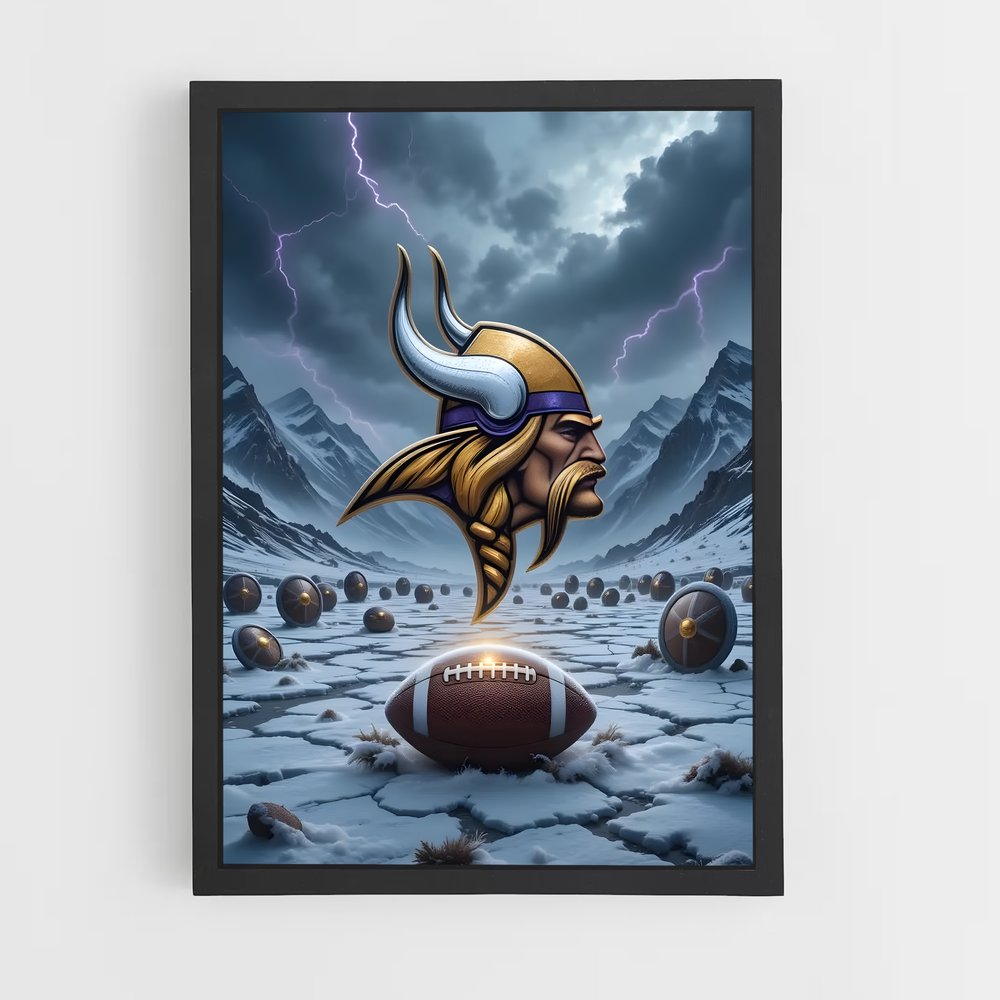ap-minnesota vikings-3 cadre Noir
