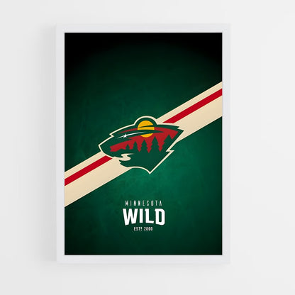 ap-minnesota wild-3 cadre Blanc