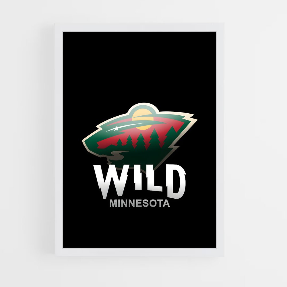 ap-minnesota wild-4 cadre Blanc
