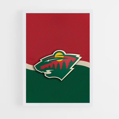 ap-minnesota wild-5 cadre Blanc