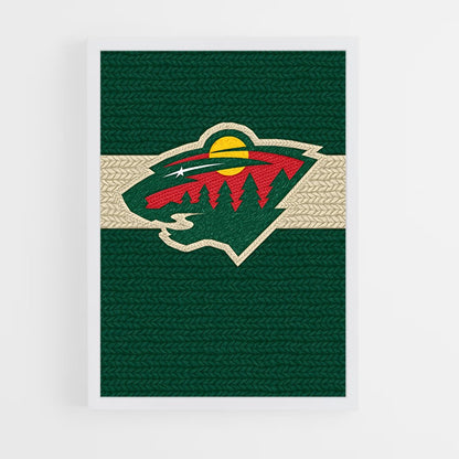 ap-minnesota wild-7 cadre Blanc
