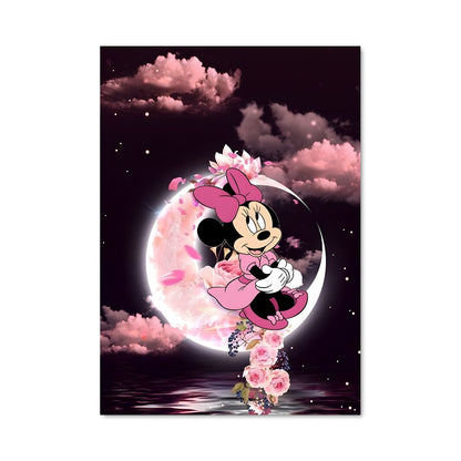 Poster Lune et Étoiles de Minnie