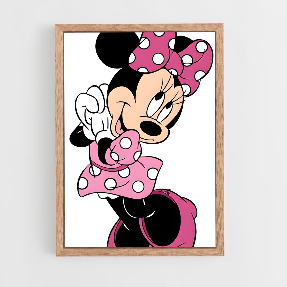 ap-minnie mouse-1 cadre Bois clair
