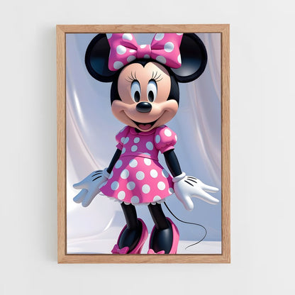 ap-minnie mouse-11 cadre Bois clair