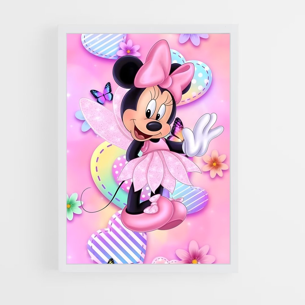 ap-minnie mouse-2 cadre Blanc