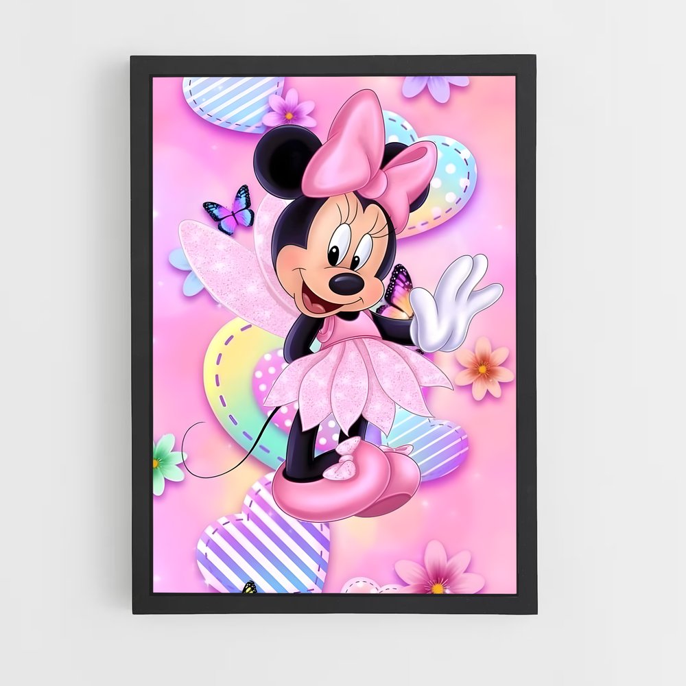 ap-minnie mouse-2 cadre Noir