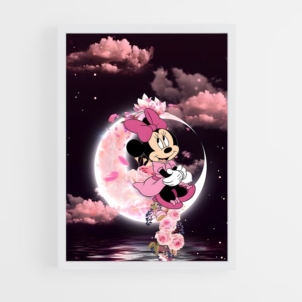 ap-minnie mouse-5 cadre Blanc