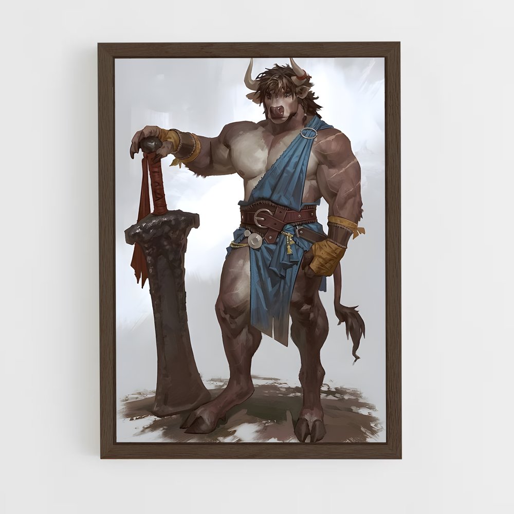 ap-minotaur-4 cadre Bois foncé