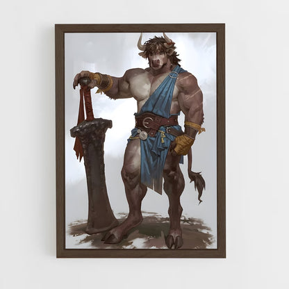 ap-minotaur-4 cadre Bois foncé