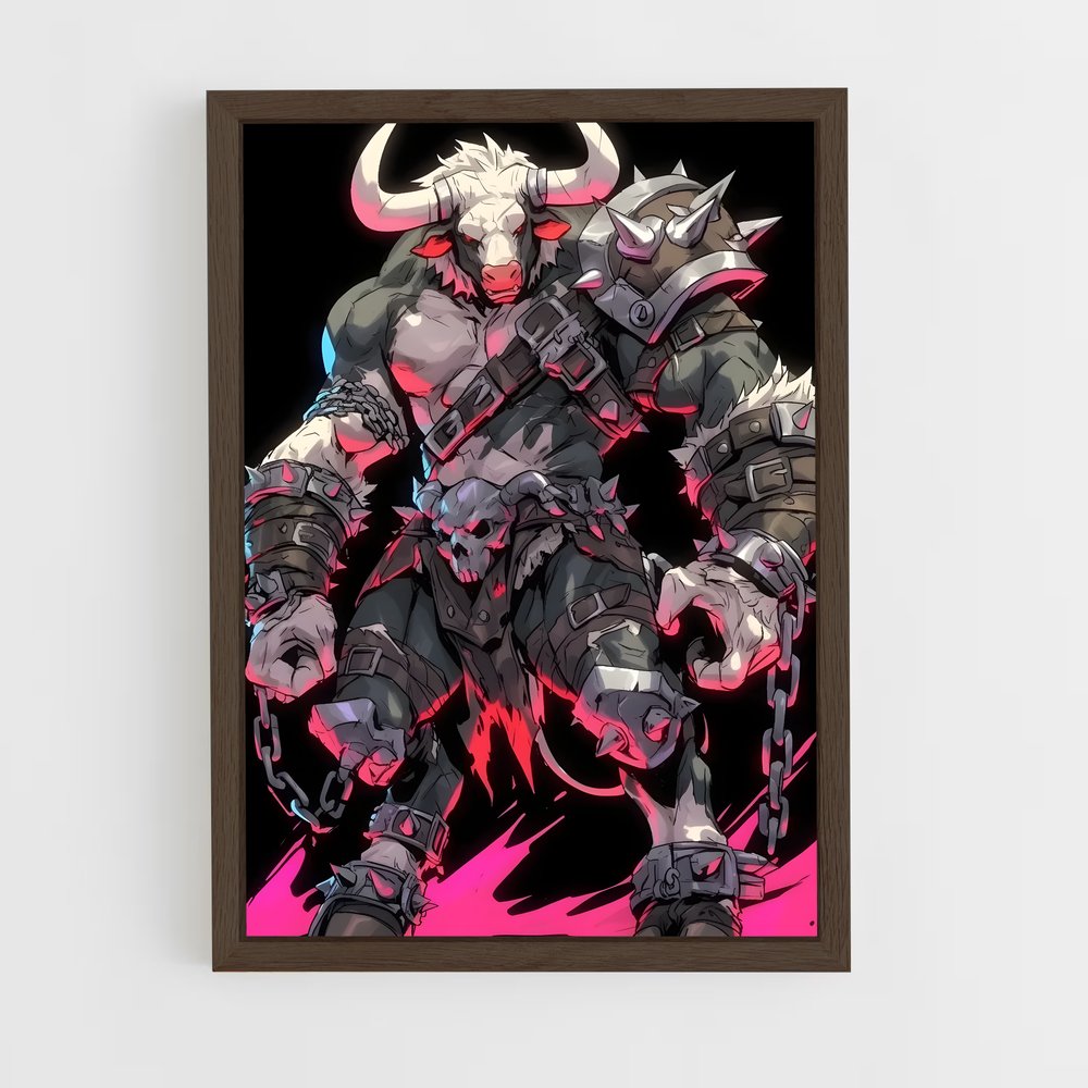 ap-minotaur-8 cadre Bois foncé