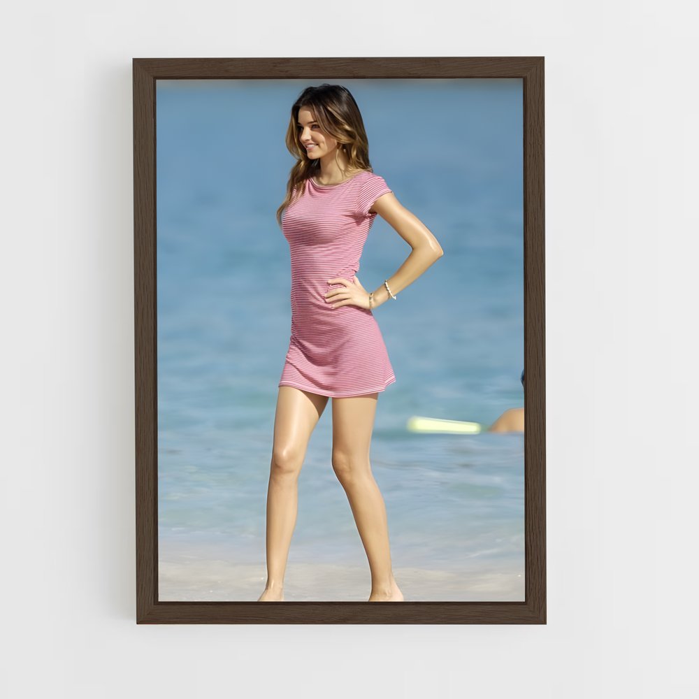 ap-miranda kerr-1 cadre Bois foncé