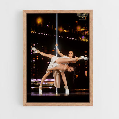 ap-miss pole dance world-3 cadre Bois clair