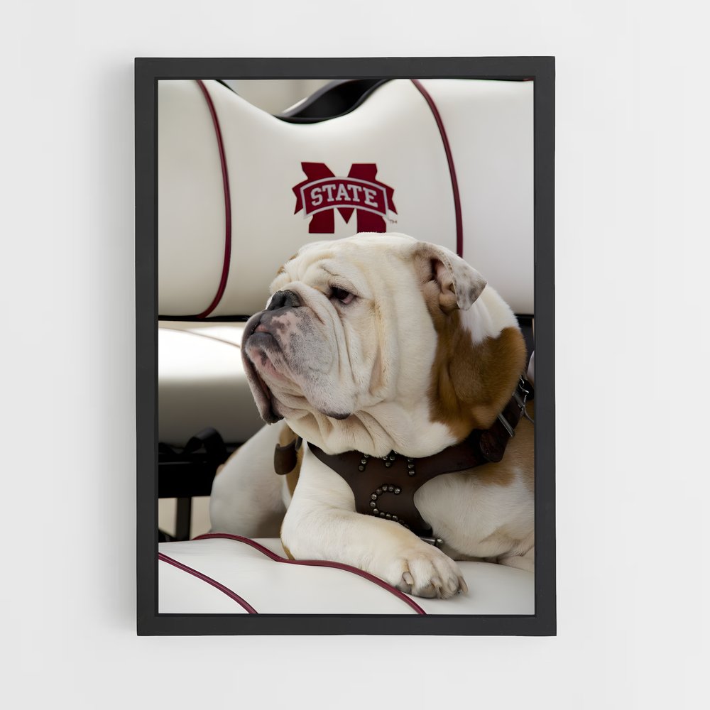 ap-mississippi state bulldogs-4 cadre Noir