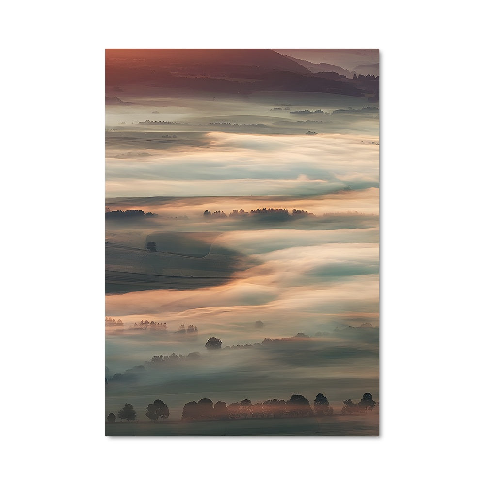 Poster Brume des Collines