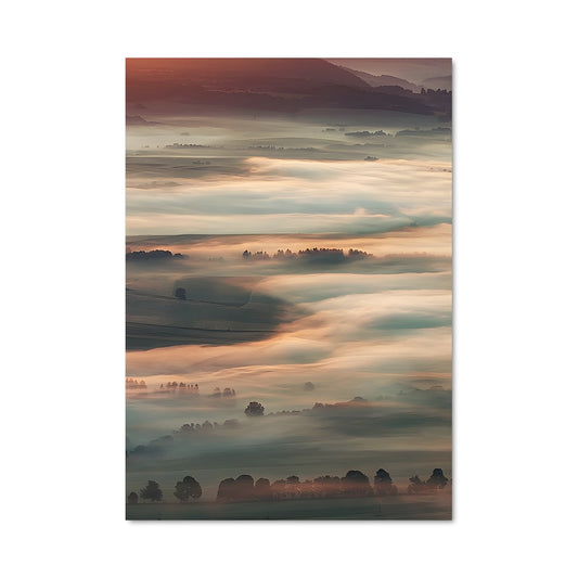 Poster Brume des Collines