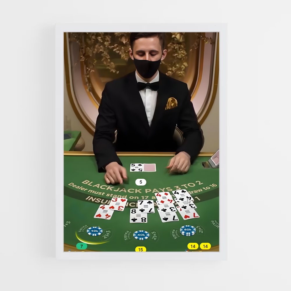 ap-mit blackjack team-1 cadre Blanc