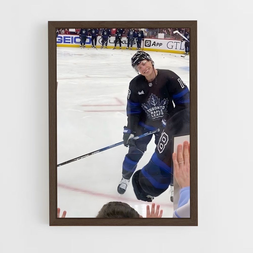 ap-mitch marner-1 cadre Bois foncé