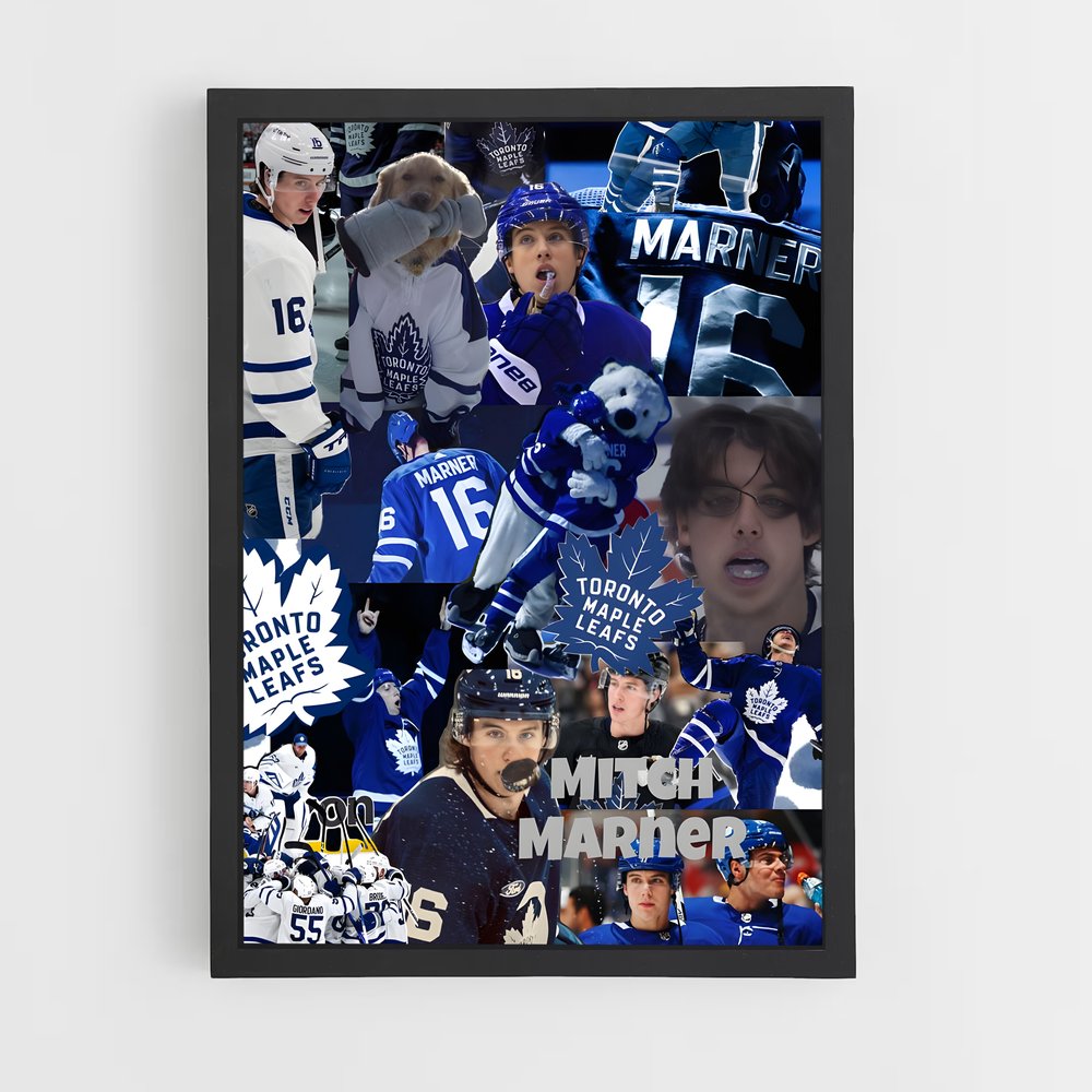 ap-mitch marner-3 cadre Noir