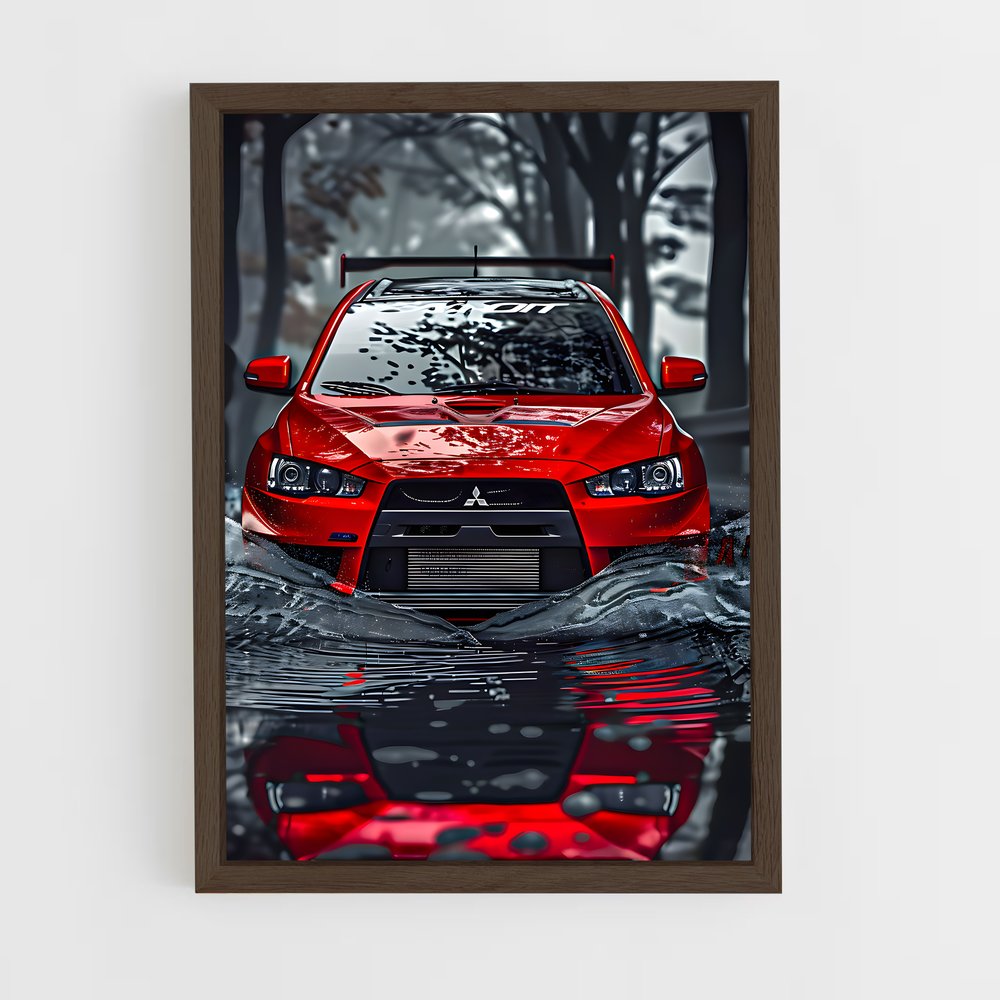 ap-mitsubishi-3 cadre Bois foncé