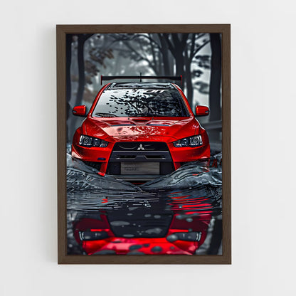 ap-mitsubishi-3 cadre Bois foncé