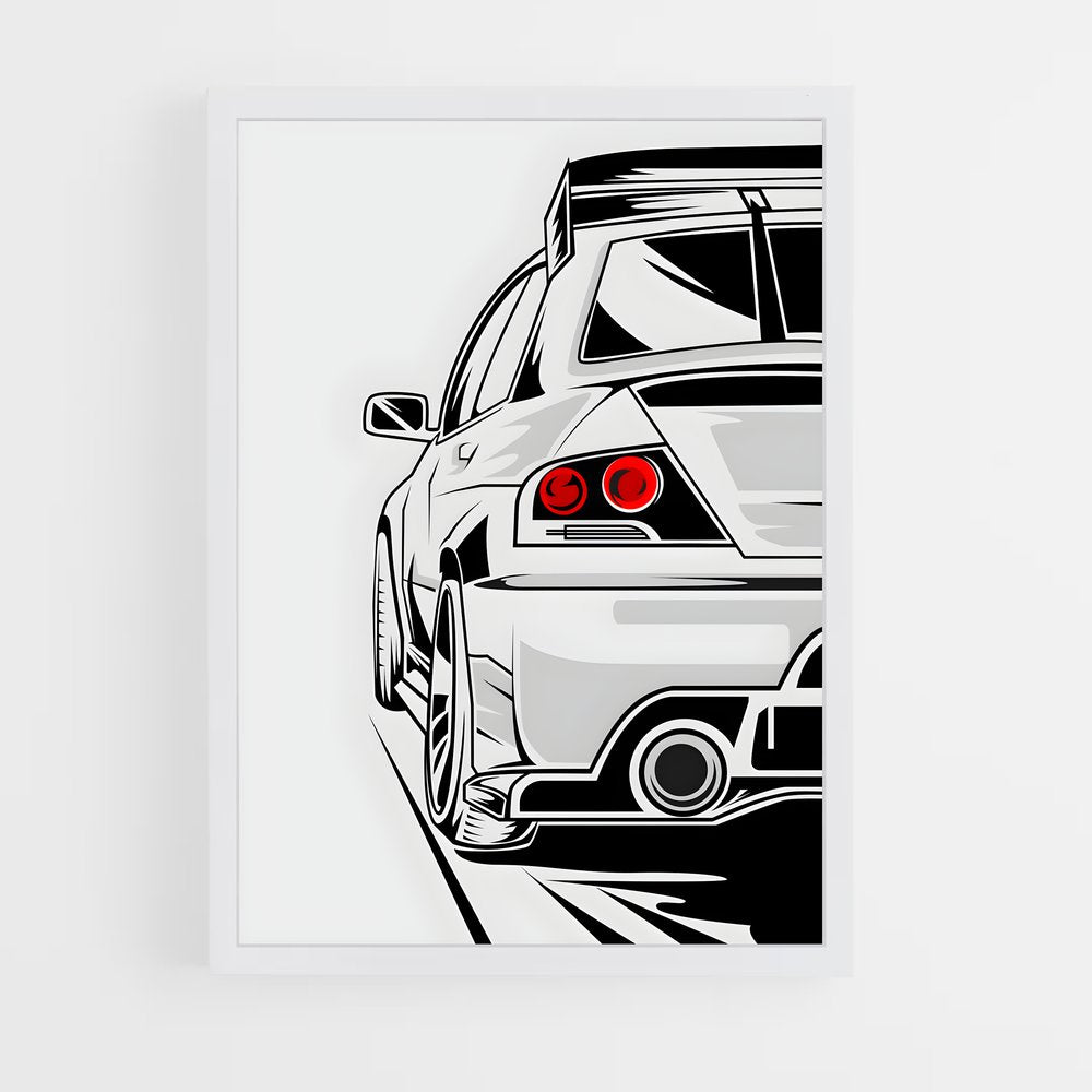 ap-mitsubishi-7 cadre Blanc