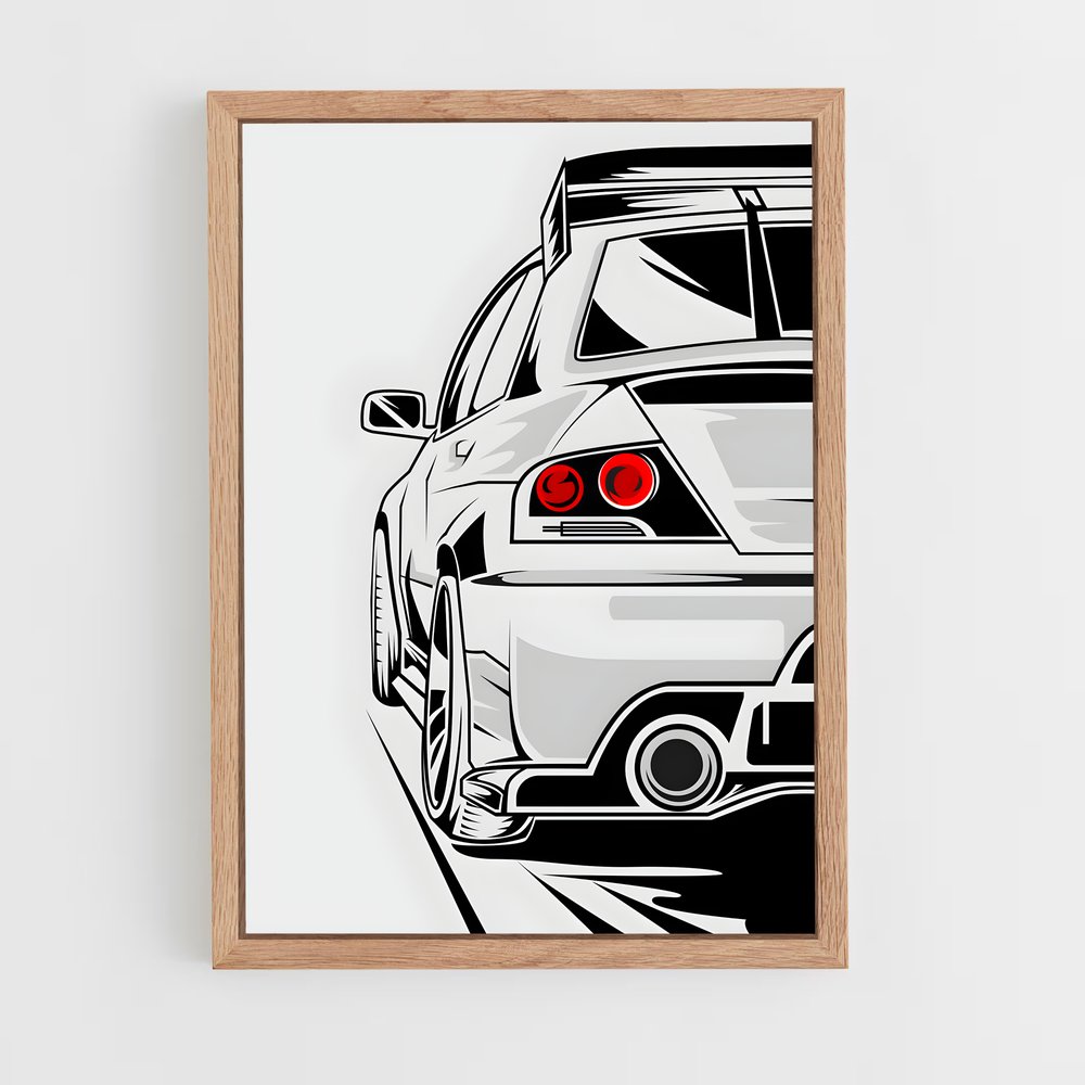 ap-mitsubishi-7 cadre Bois clair