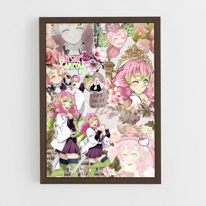 ap-mitsuri kanroji-9 cadre Bois foncé