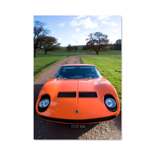 Poster Orange Inferno