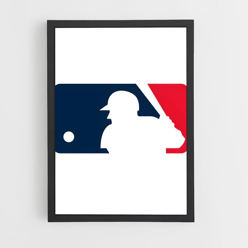 ap-mlb flag-1 cadre Noir