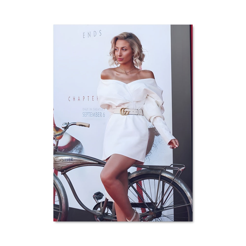 Poster Élégance Cycliste