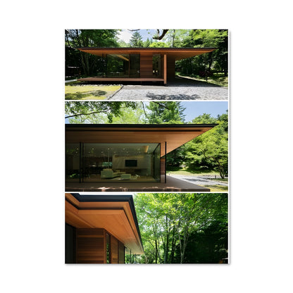 Poster Forêt Moderne