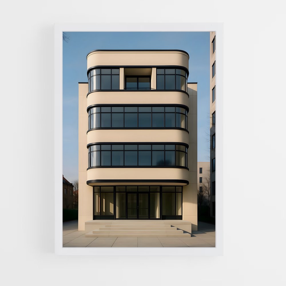 ap-modernist architecture-7 cadre Blanc
