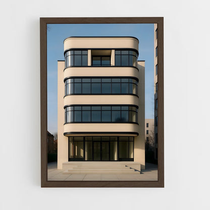 ap-modernist architecture-7 cadre Bois foncé