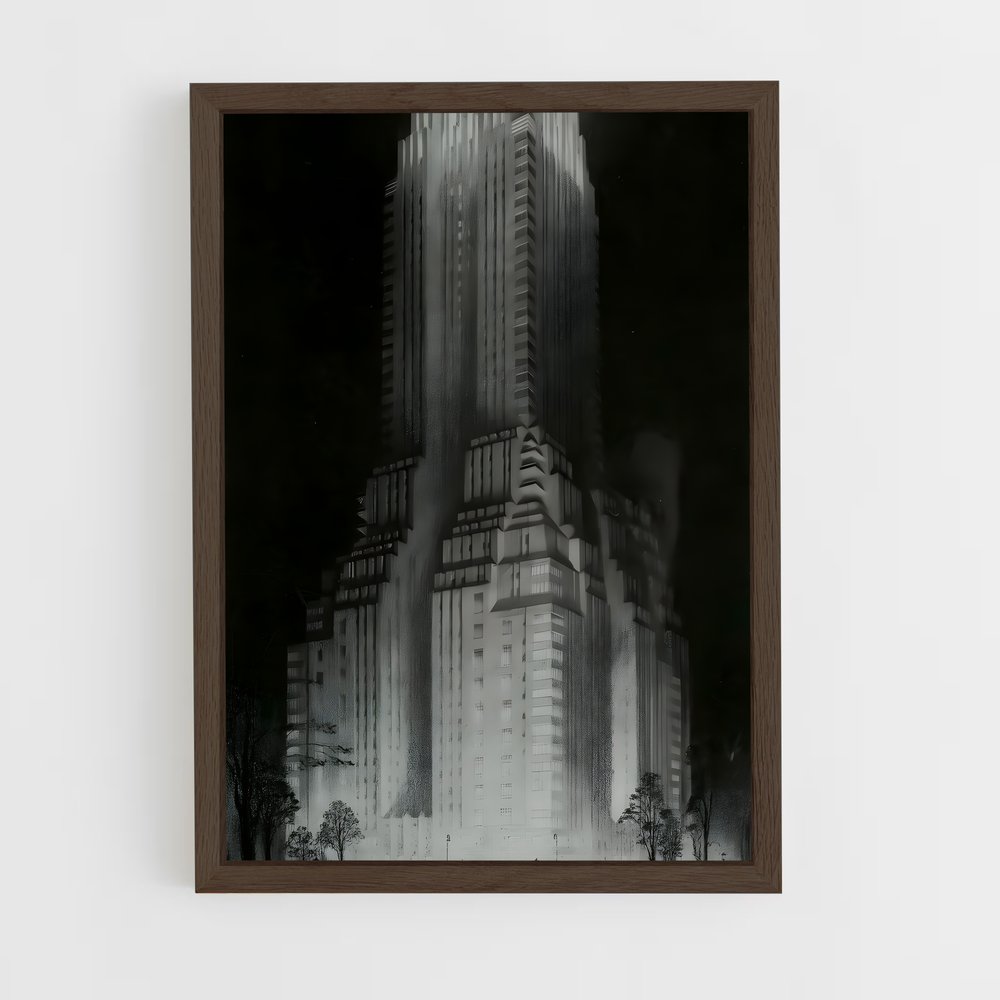 ap-modernist architecture-8 cadre Bois foncé