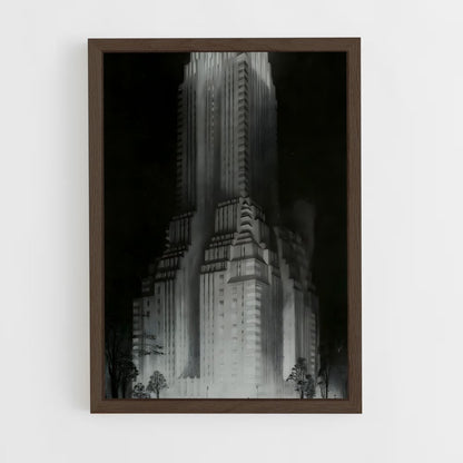ap-modernist architecture-8 cadre Bois foncé