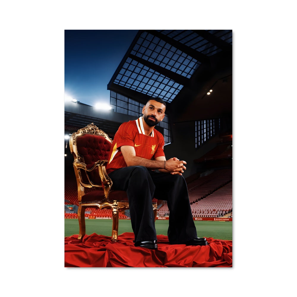 Poster Mohamed sur le Trône du Stade