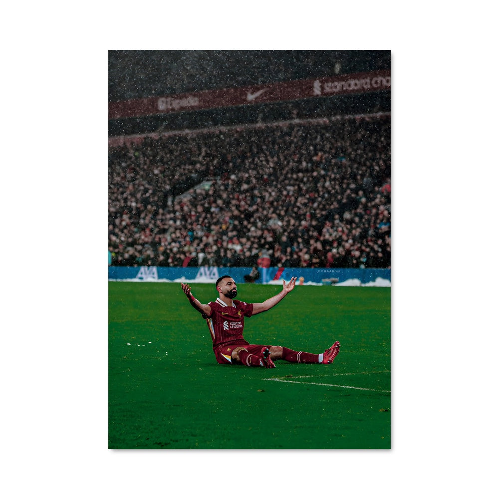 Poster Dribble Sous La Pluie