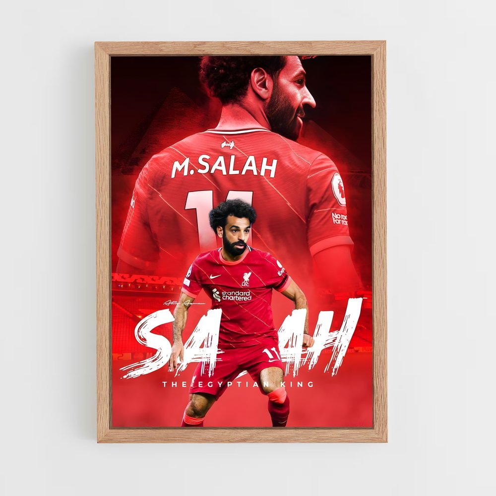 ap-mohamed salah-2 cadre Bois clair