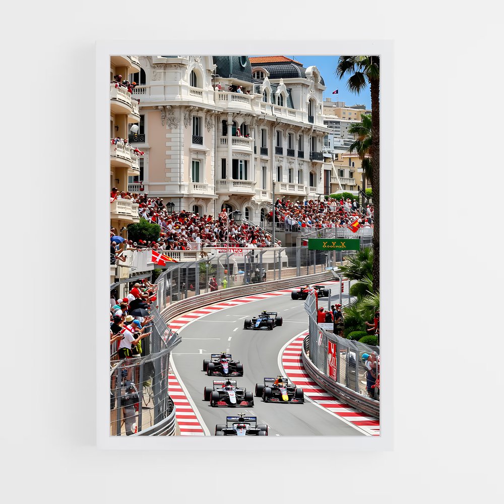 ap-monaco grand prix-2 cadre Blanc