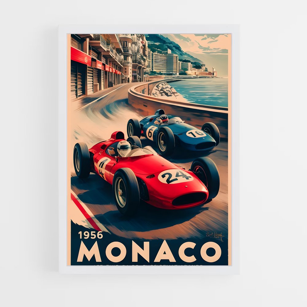 ap-monaco grand prix-8 cadre Blanc