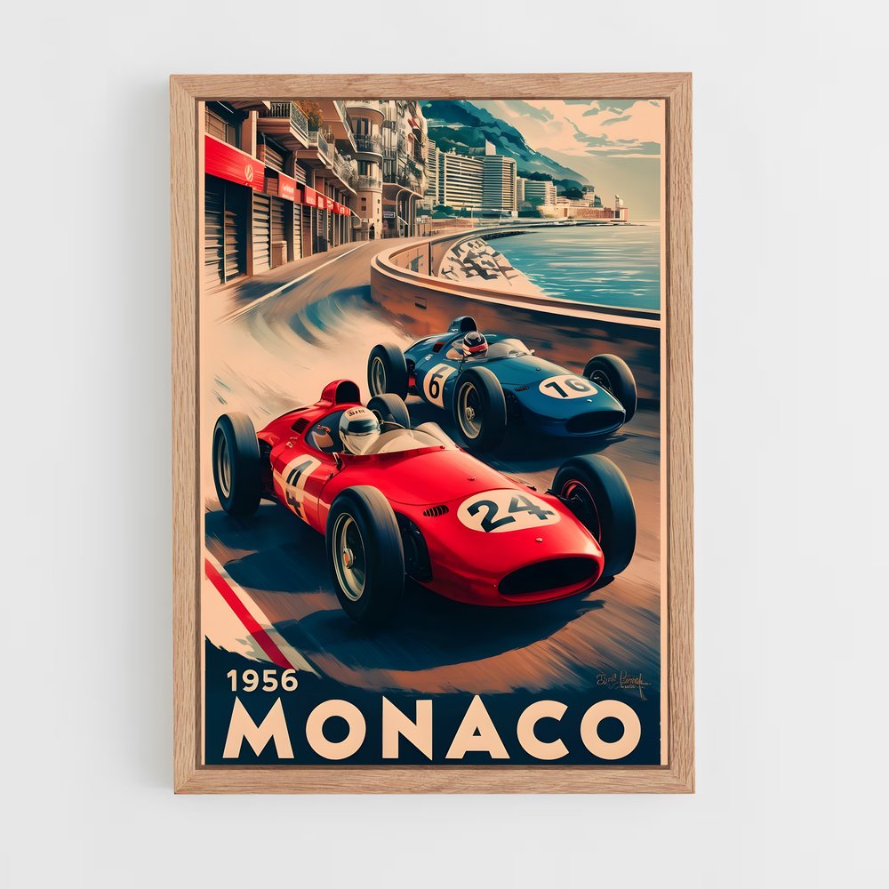 ap-monaco grand prix-8 cadre Bois clair