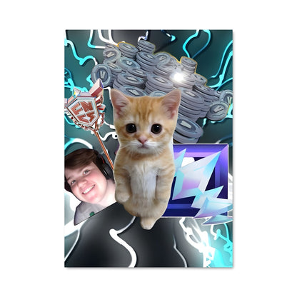 Poster Chat Mystère