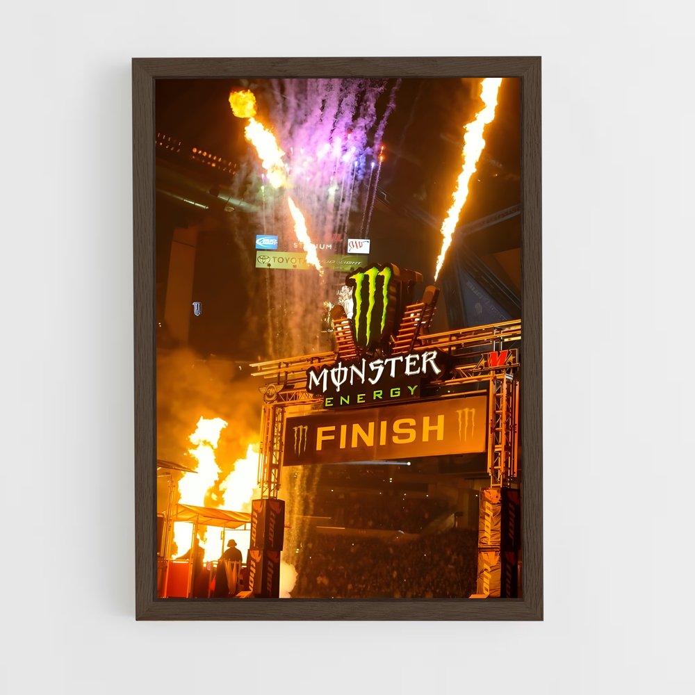 ap-monster energy supercross-1 cadre Bois foncé