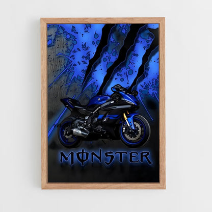 ap-monster energy yamaha-1 cadre Bois clair