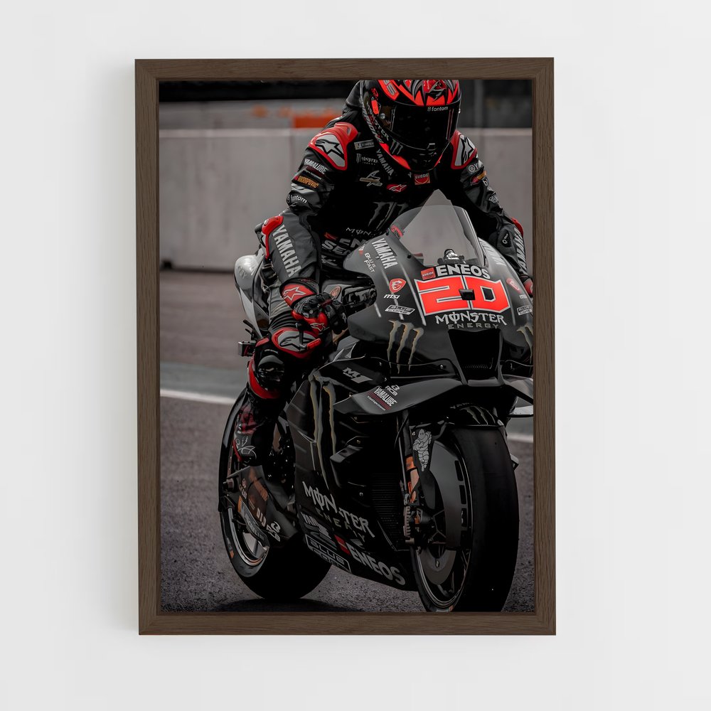 ap-monster energy yamaha-2 cadre Bois foncé