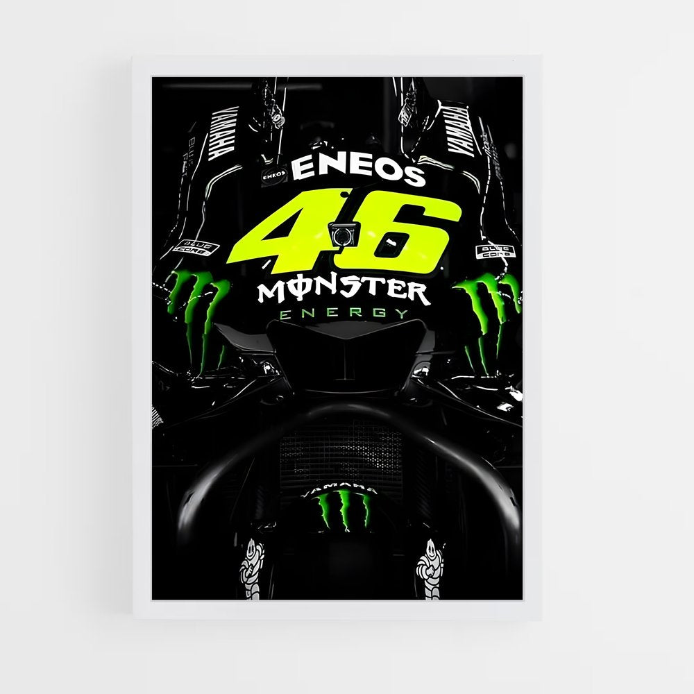 ap-monster energy yamaha-3 cadre Blanc