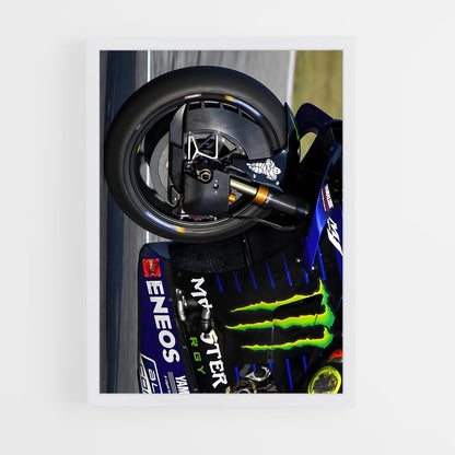 ap-monster energy yamaha-4 cadre Blanc