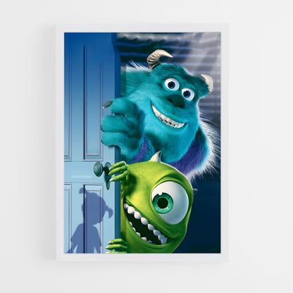 ap-monsters inc-5 cadre Blanc